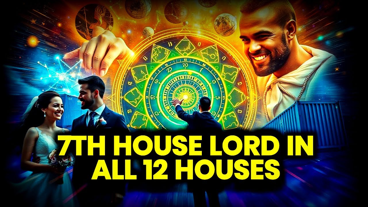 Effect Of 7th House Lord In All Houses | House Or Marriage And Partnership