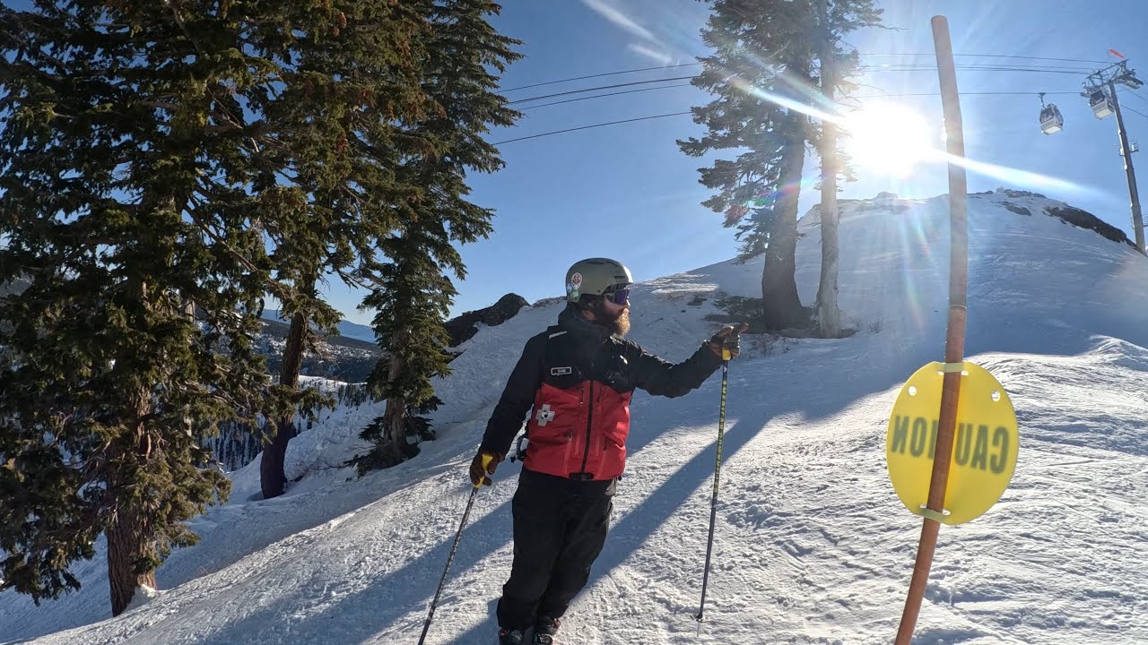 I thought ski patrol was going to take my Ikon pass for accidentally going down a closed run. #ski
