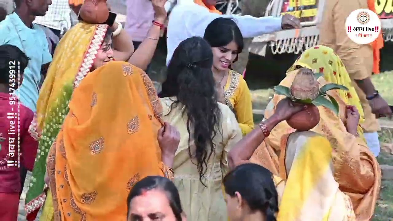 Kalash Yatra ..आचार्य श्री मारुति नंदन जी महाराज. बरजी .गोपीगंज -भदोही 