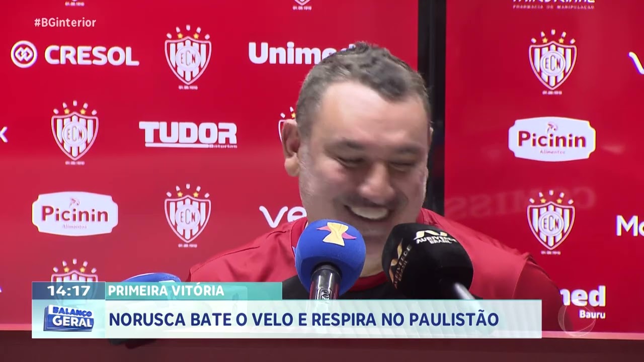 Noroeste bate o Velo e respira no Paulistão