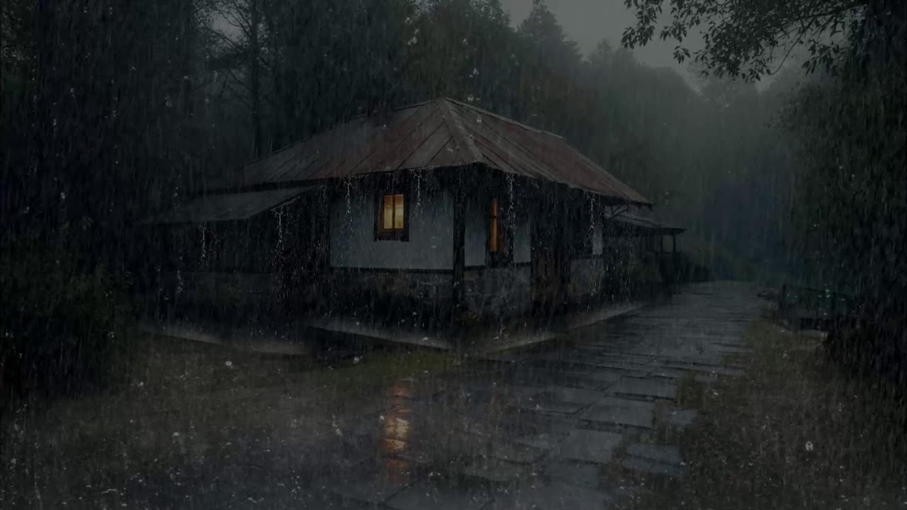 Sleep in Total Peace 🌙 Rainfall Ambience for Deep Rest, Relaxation, and Serenity 😌