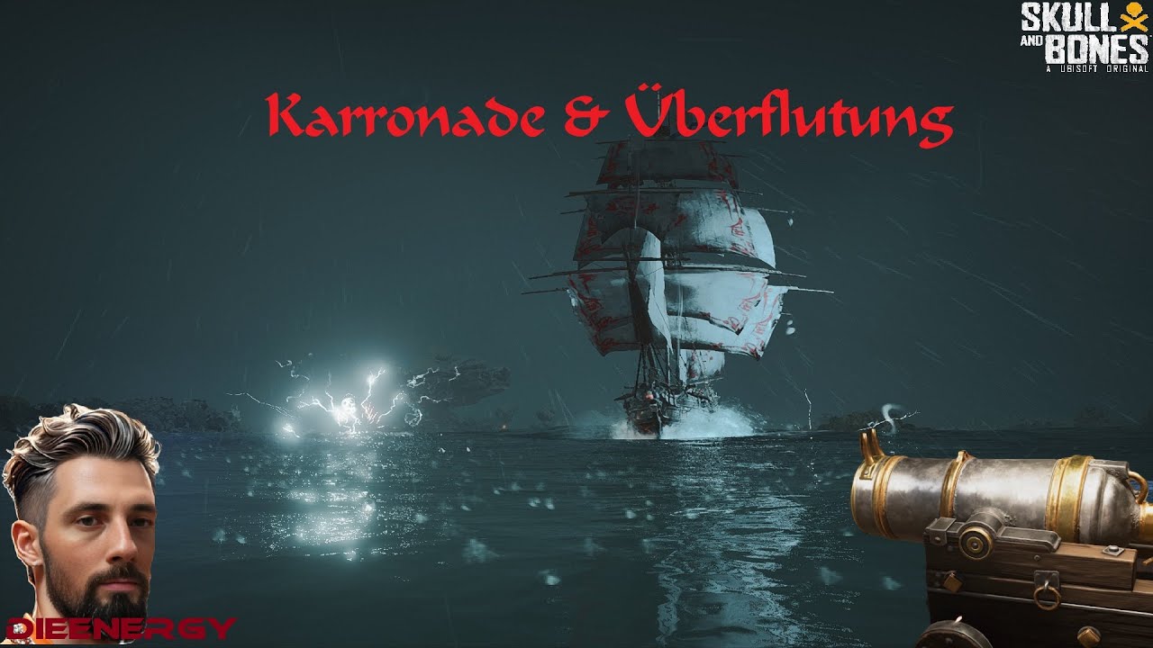 Skull & Bones | Karronade mit Überflutung | Für Kalverine Spieler
