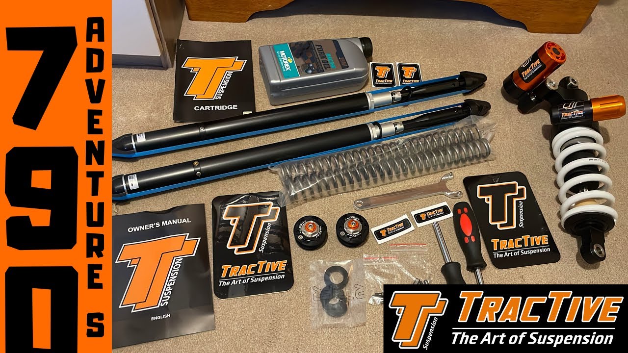 Распаковка и установка подвески KTM 790 Adventure S TracTive