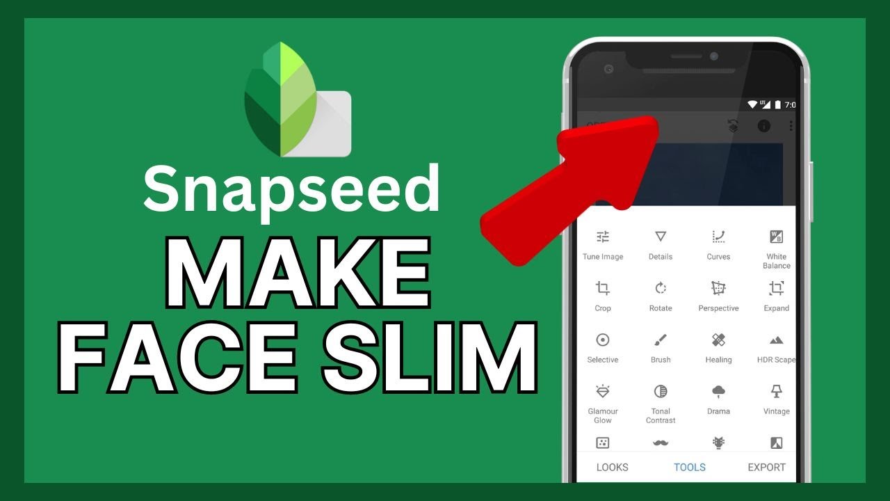How to Make Face Slim in Snapseed 2024?