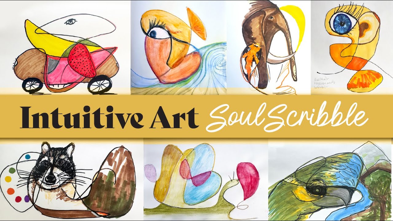Soul Scribble, an Intuitive Art Exercise by Karen Klefman