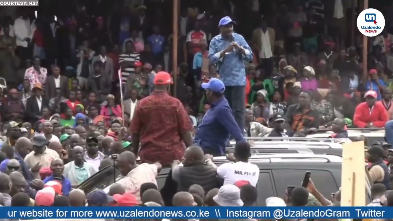 Tutapiga Ruto risasi moja ya debe! - Kalonzo hypes Kisii crowd