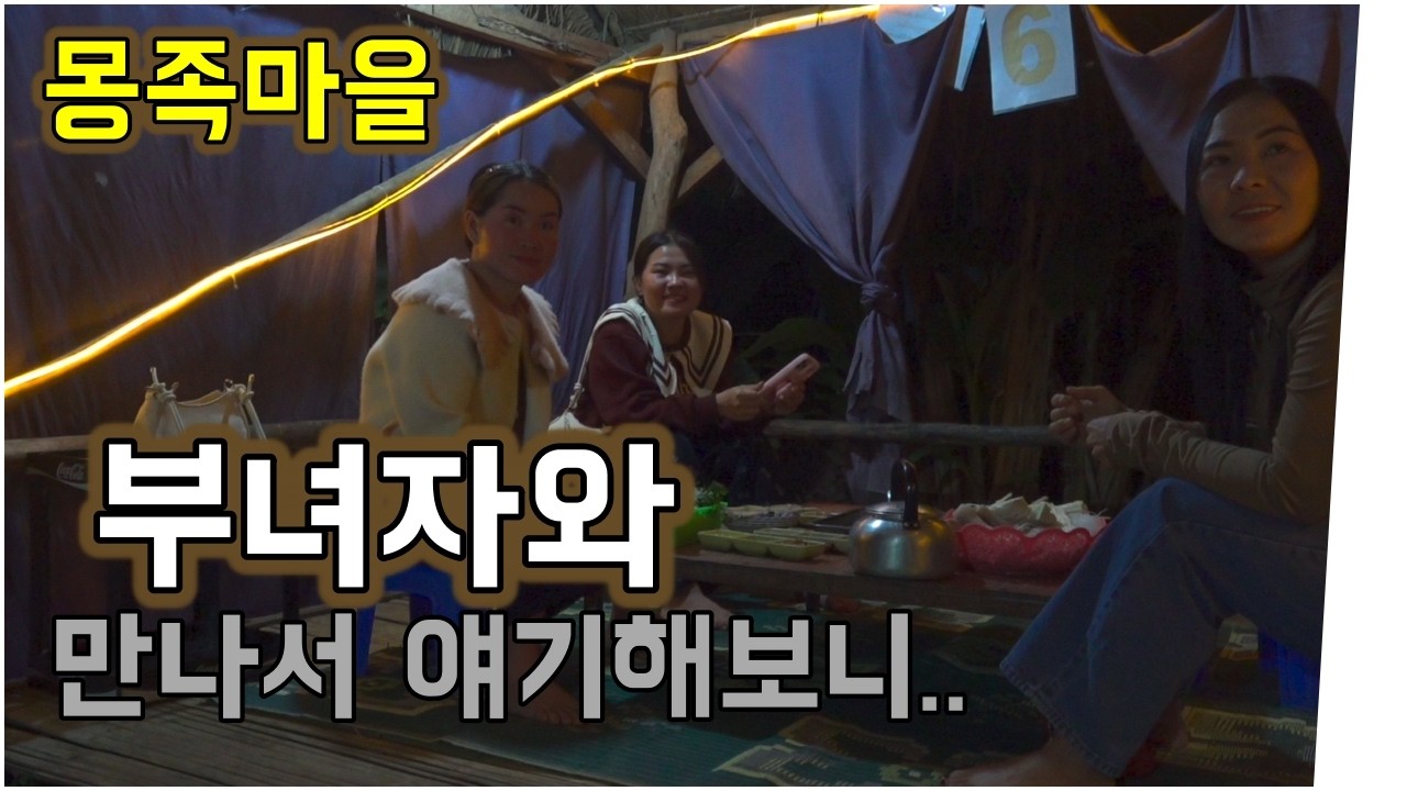 파쌍마을과 브아마을의 방문기 /몽족마을