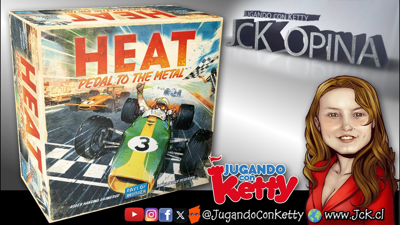 Heat Pedal to the Metal [JcK Opina / Juego de Mesa / Asmodee]