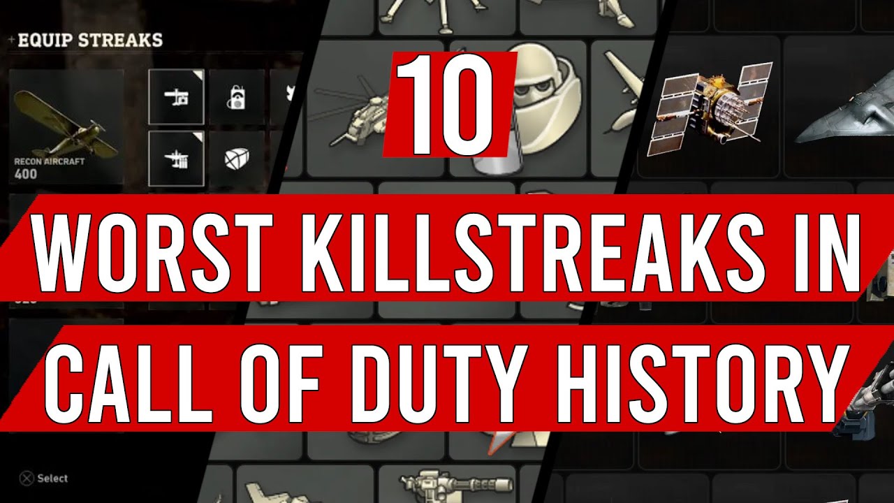 10 Worst Killstreaks in Call of Duty History