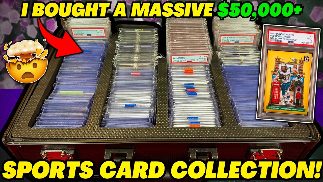 *I BOUGHT A $50,000+ SPORTS CARD COLLECTION!🤯 (HOLY GRAIL PICK-UPS🔥)