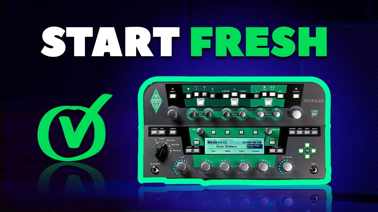How to Reset Your Kemper Profiler (Quick & Easy)