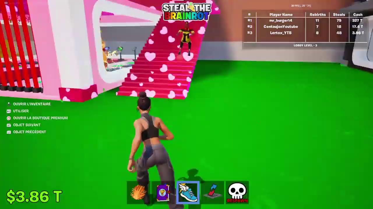 [Fortnite fr] Admin Abuse  sur Steal the Brainrot ! 🔥😈