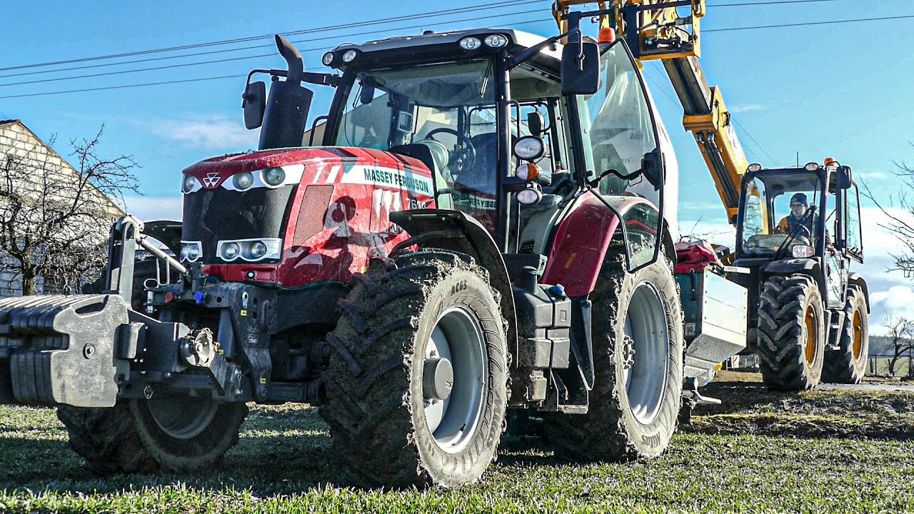 ☆Mroźny poranek z Massey'em☆Nawozy 2021☆Nowy nabytek w akcji☆Sulky DX30