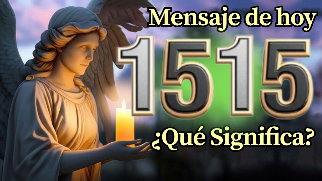 Ángel Número 1515 Significado Espiritual y Mensaje  Para Ti Hoy 🕊️