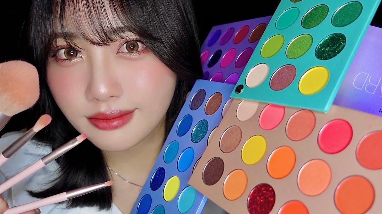 ASMR(SUB✔︎) Делаем макияж для сцены💋