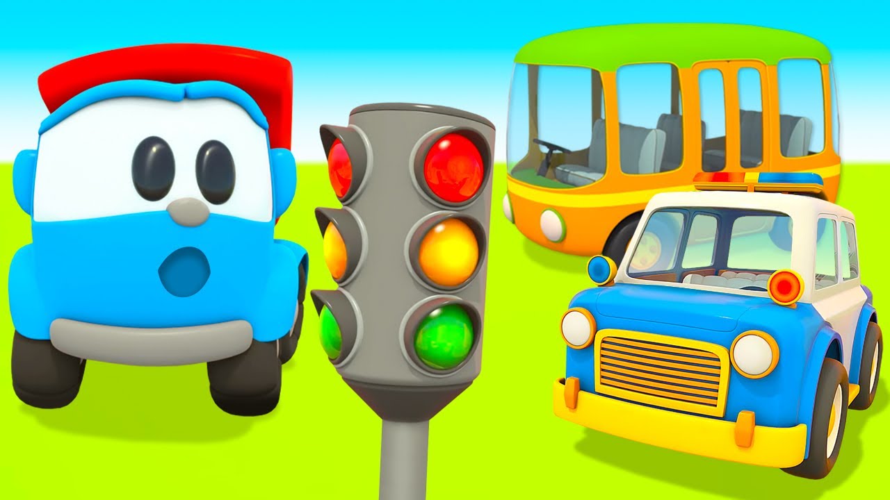 Leo der Lastwagen - Zeichentrickfilm f&uuml;r Kinder - Wir bauen ein Polizeiauto