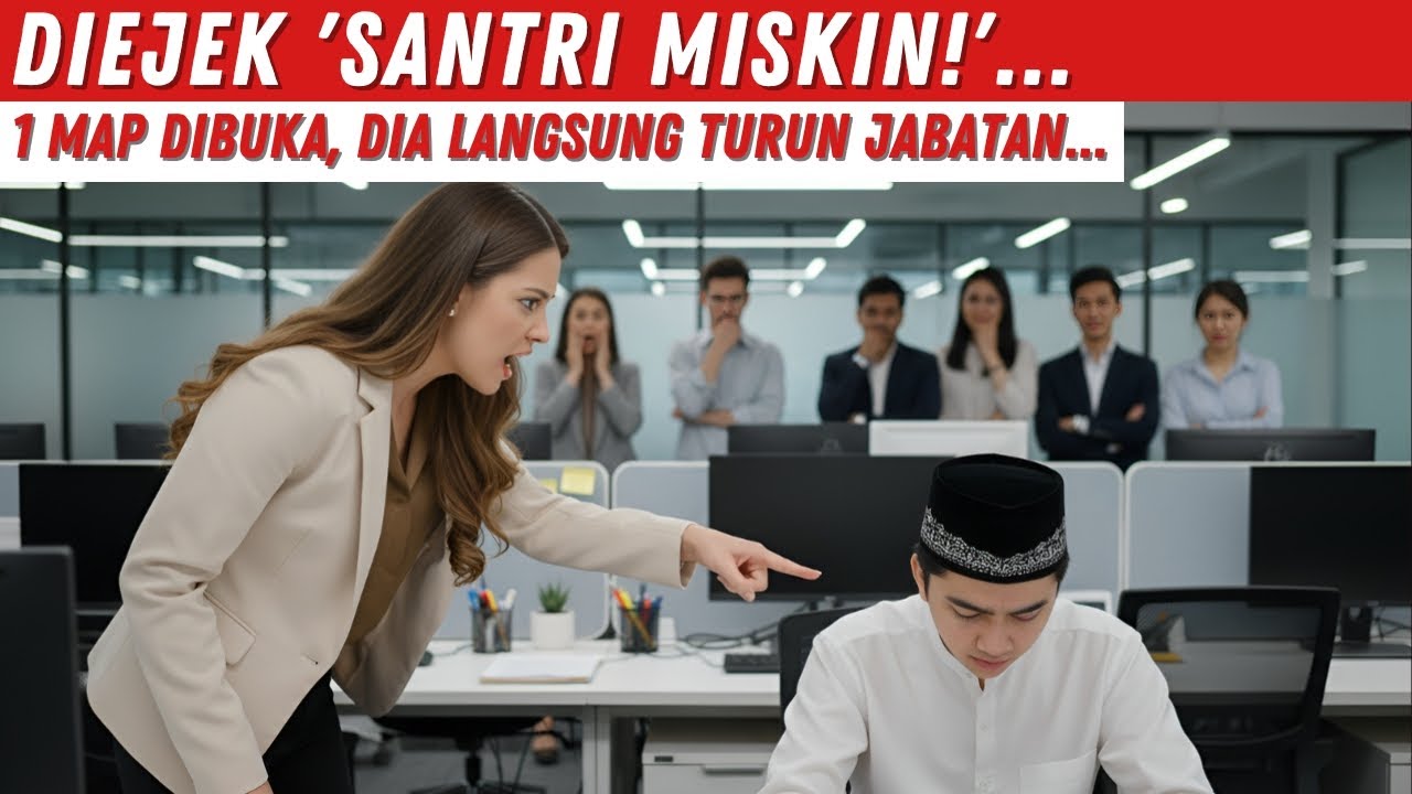 Diejek “Santri Miskin”, 1 Map Dibuka—HRD Cantik Langsung Turun Jabatan..