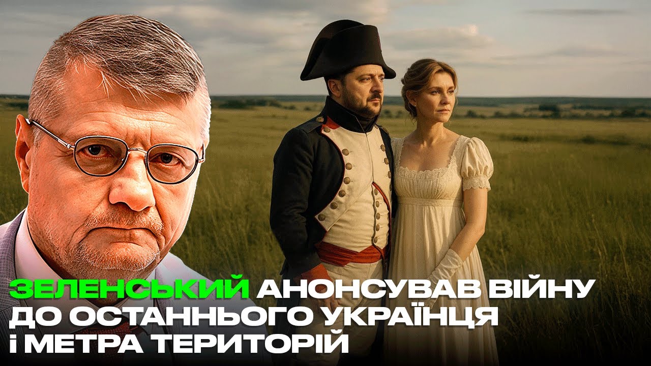 ЗЕЛЕНСЬКИЙ АНОНСУВАВ ВІЙНУ ДО ОСТАННЬОГО УКРАЇНЦЯ і МЕТРА ТЕРИТОРІЙ