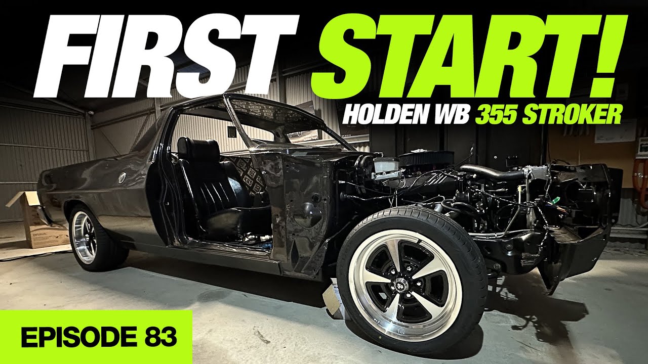 EPISODE 83 - EPIC SOUND: 1982 Holden WB ute 355 Stroker FIRST RUN!