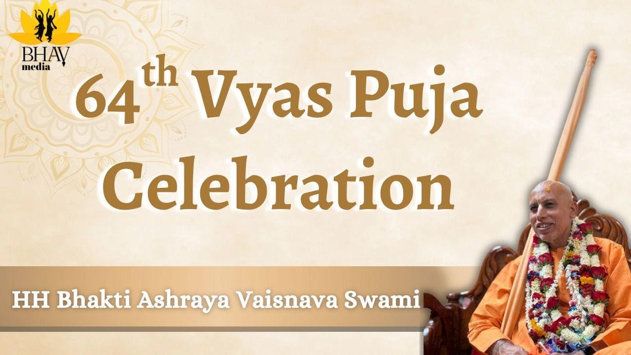LIVE Vyas Puja Glorification 2025 | GRC Govardhan | HH Bhakti Ashraya Vaisnava Swami