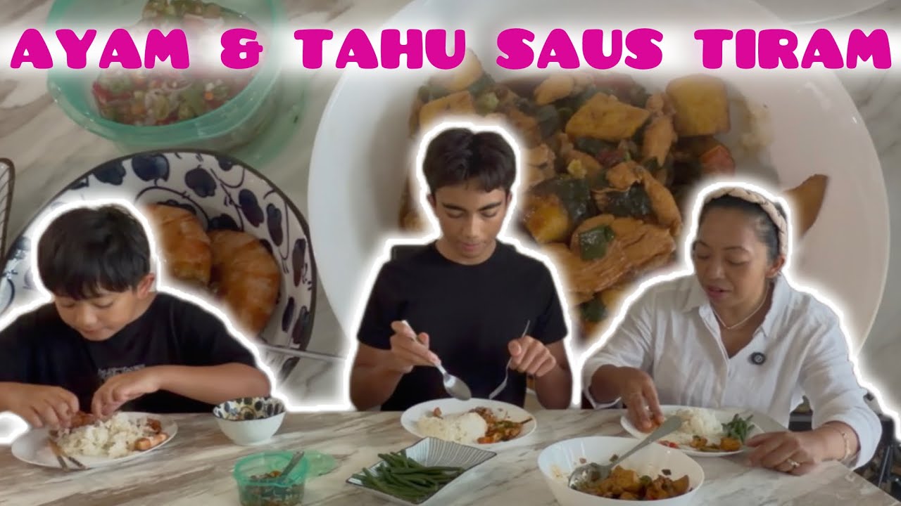 MASAK AYAM SAUS TIRAM BIKIN ANAK2 TAMBAH TERUS😋