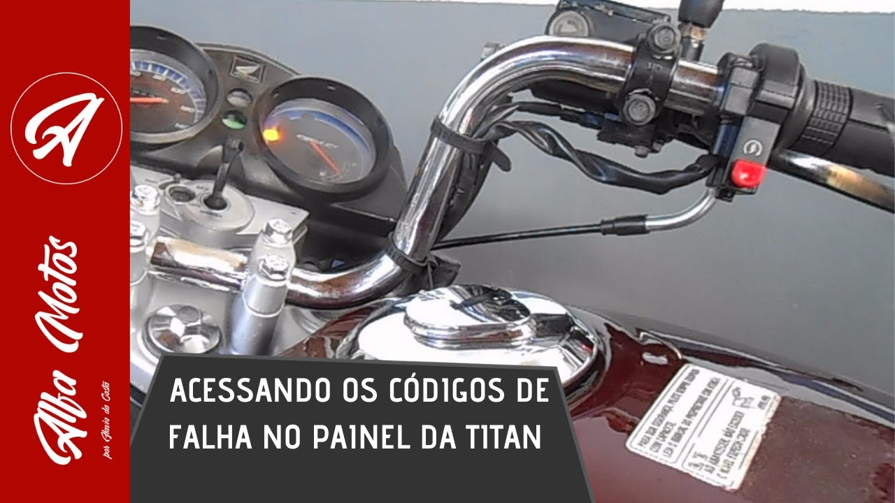 ACESSANDO OS CÓDIGOS DE FALHA NO PAINEL DA TITAN