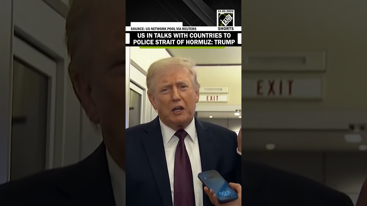 Breaking! Trump reveals U.S. in talks with countries to police Strait of Hormuz amid Iran war