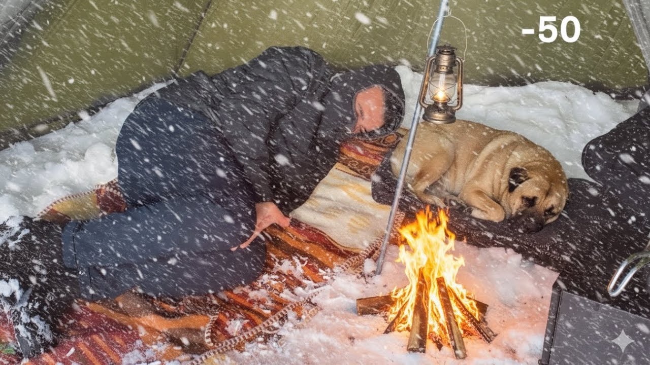マイナス42℃の地獄｜狼の群れと猛吹雪に包囲されたテント。薪ストーブだけが頼りの絶望的な極寒サバイバル