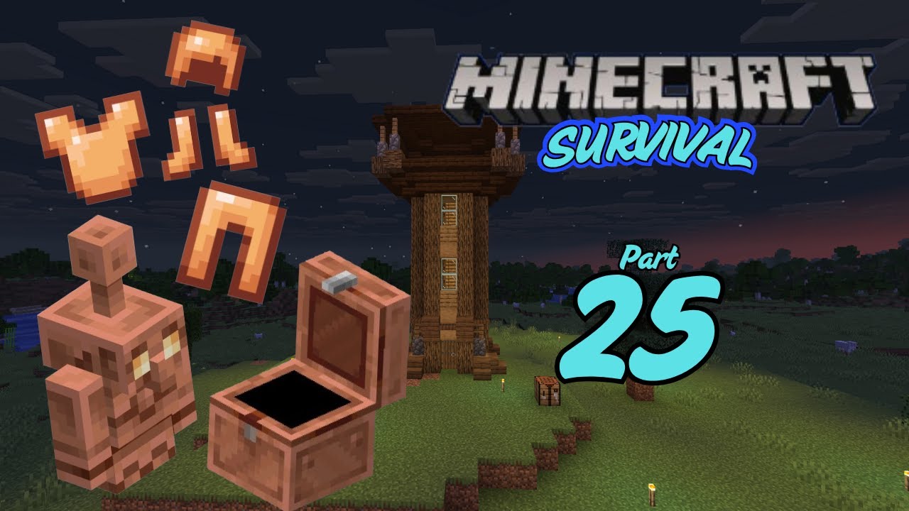 Я сделал МЕДНОГО ГОЛЕМА в Minecraft (Часть 25)
