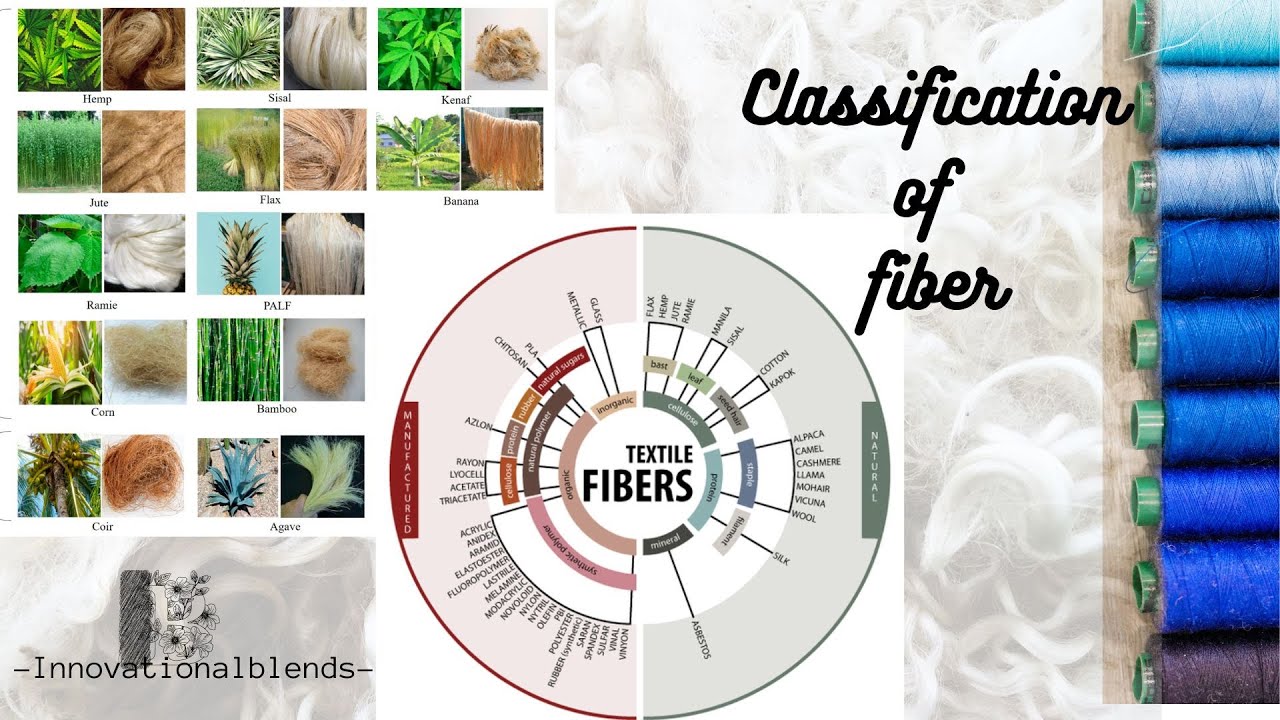 Major groups of textile fibers I Classification of textile fibers I Sources of fibers