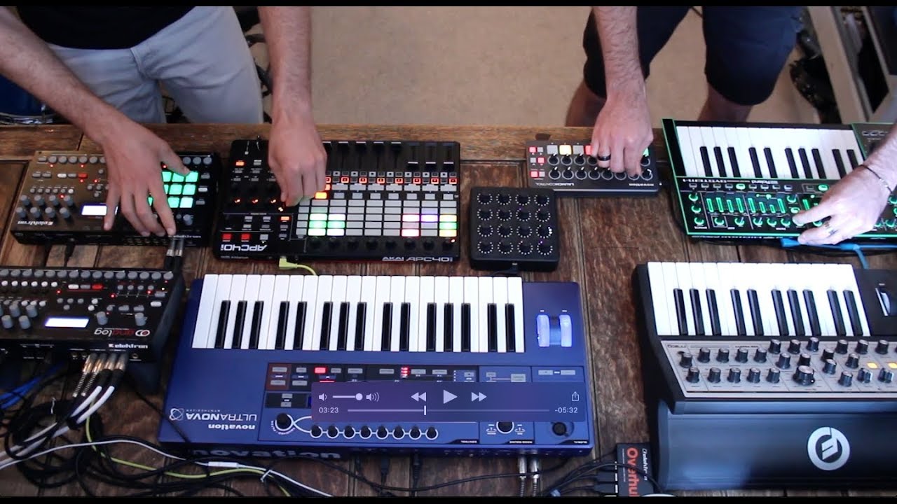 WABE - Melodic Techno Live Studio Session #6 (Moog Sub Phatty/Elektron Analog RYTM/Analog 4/Ableton)