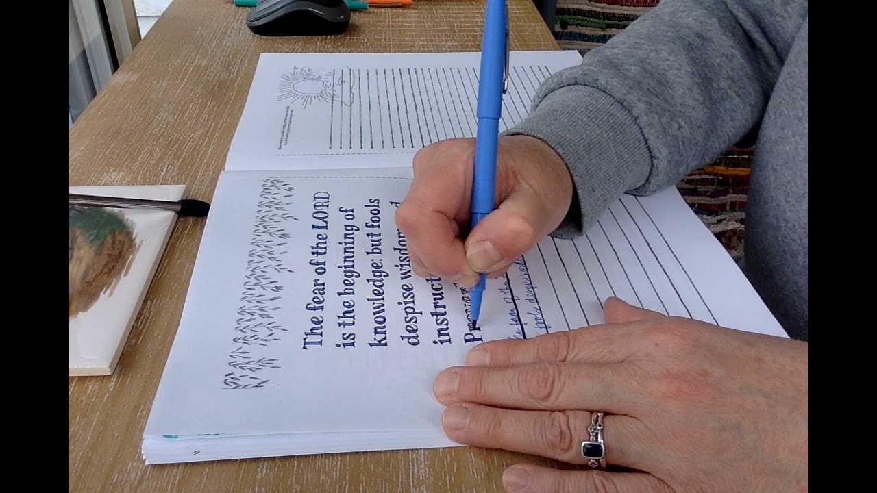 Video #5: Color &. Memorize the Bible with Me | Proverbs 1:7 #fearofthelord  #howtomemorize