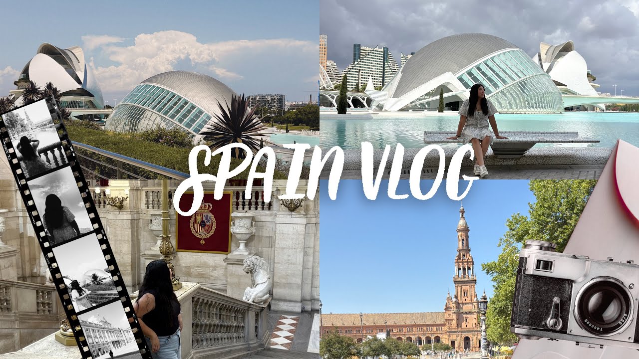 Viaje por Madrid, Valencia y Sevilla | Vlog en España 🇪🇸 