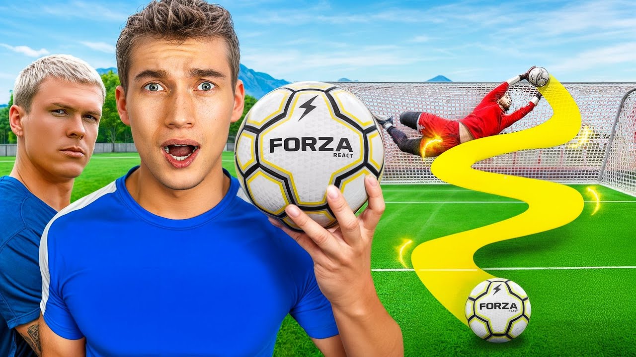 Testuję SKACZĄCĄ PIŁKĘ  (Bramkarz był w szoku)