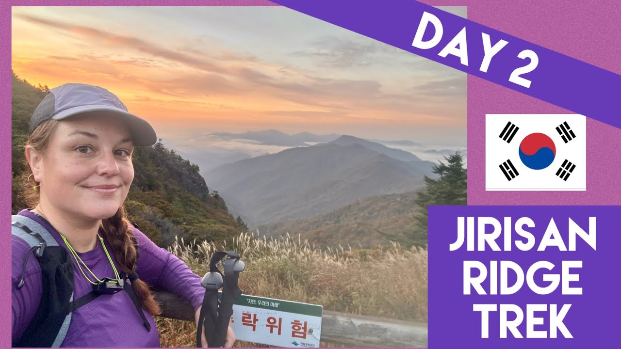 Day 2 - Jirisan Ridge Trek | Detour to climb Banyabong Peak with Sweeping Autumn Valley Views