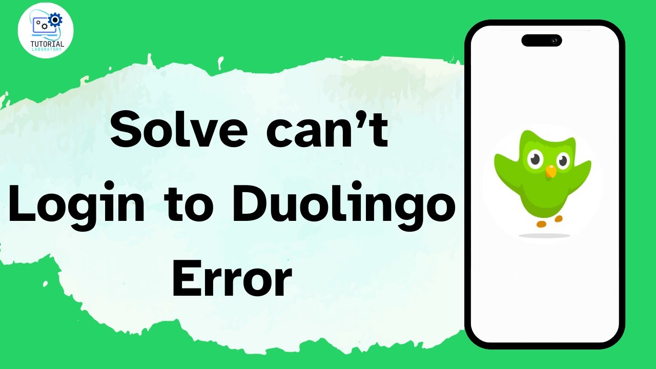 How to Solve can’t Login to Duolingo Error