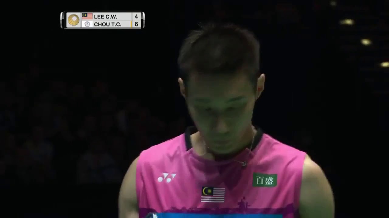 Lee Chong Wei vs Chou Tien Chen | Men's Singles Semi Final 2017 | All England Classic