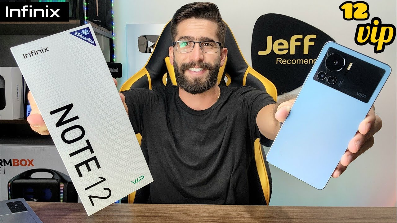 INFINIX NOTE 12 VIP 8GB/256GB: Smartphone Bonito, Boas Câmeras, Tela AMOLED e CARREGADOR 120W!