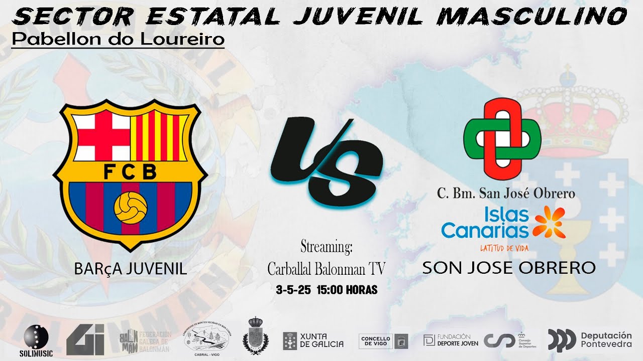 BARÇA JUVENIL - CLUB BALONMANO SAN JOSE OBRERO SECTOR ESTATAL GRUPO-B