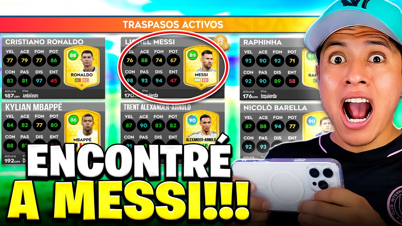 ENCONTRÉ a MESSI en DLS2025 ¡Fichaje Épico!