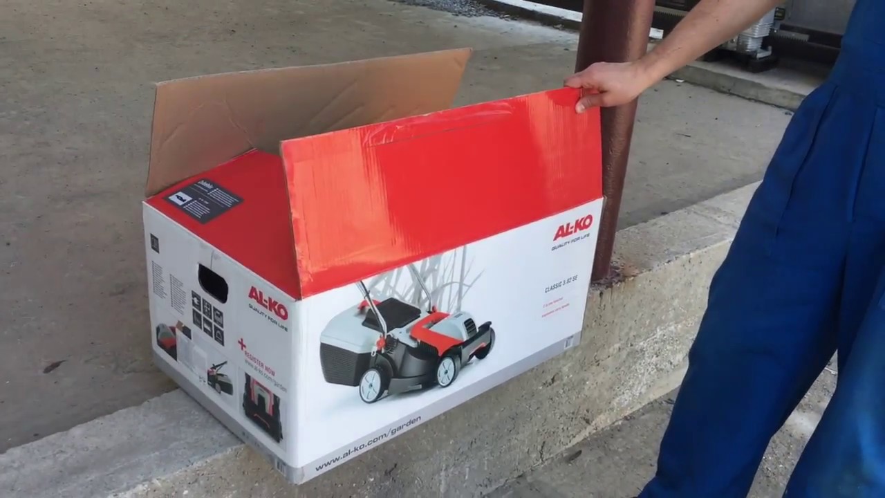 Распаковка и сборка газонокосилки AL-KO
