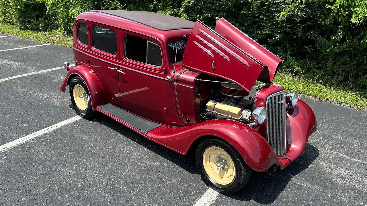 Test Drive 1935 Chevrolet 4 Door Sedan SOLD $19,900 Maple Motors #2158-2