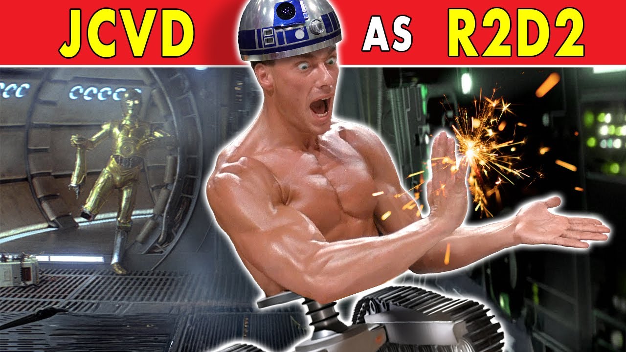 Ван Дамм в «Звёздных войнах» (в роли R2D2)