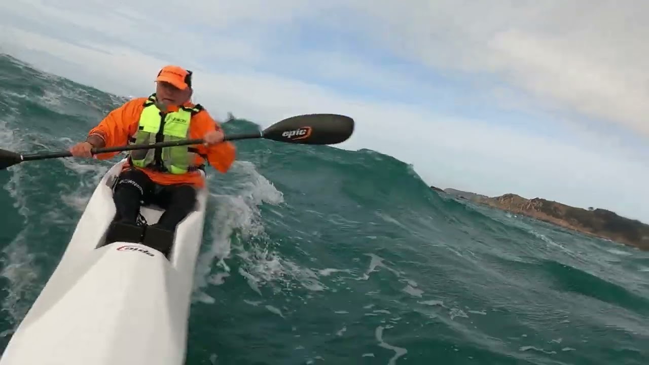 Noirmont tide race 13/04/25 Epic V8 Surfski