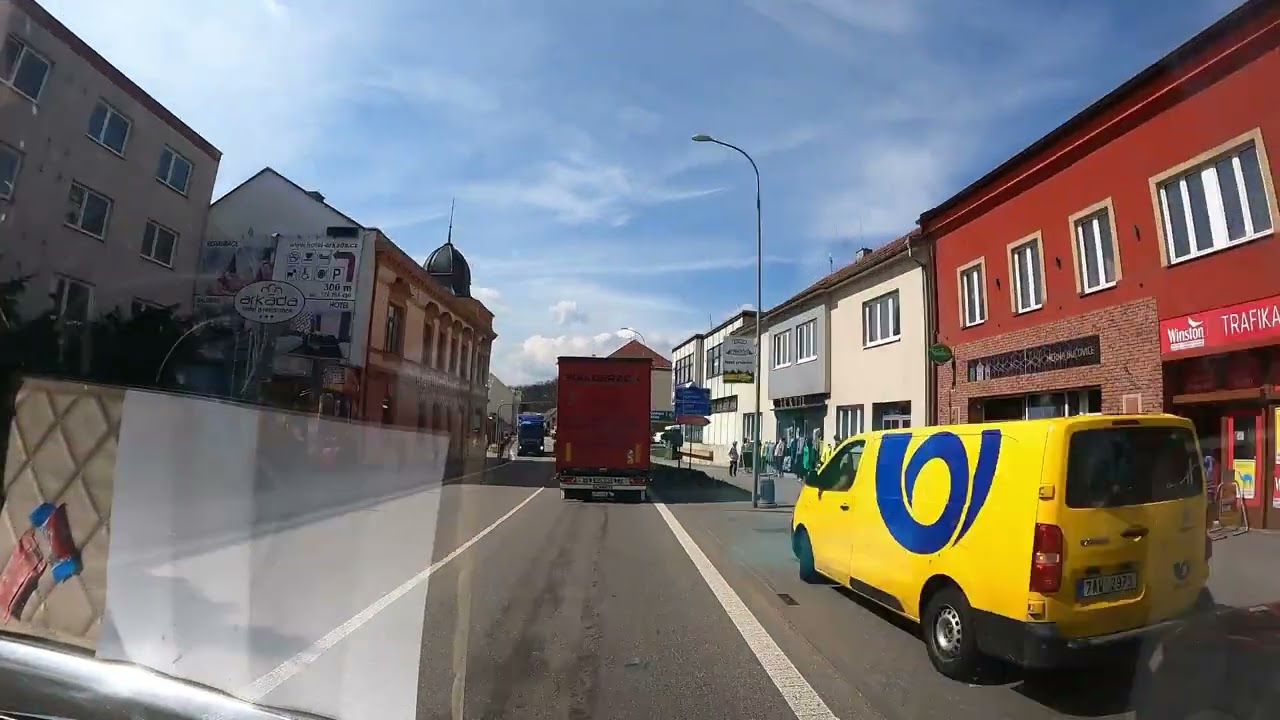Timelapse / Časozber: Trenčín (SK) - Strančice; Praha (CZ)