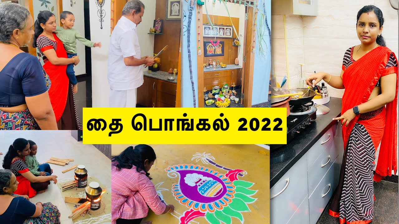 😍Enga Veetu PONGAL Celebration✨2022|தமிழர் திருநாள்|போகி முதல் பொங்கல் வரை