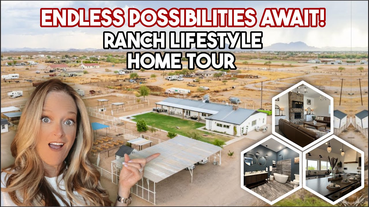 Modern Farmhouse Tour in Tonopah Arizona: Weekly Walkthrough