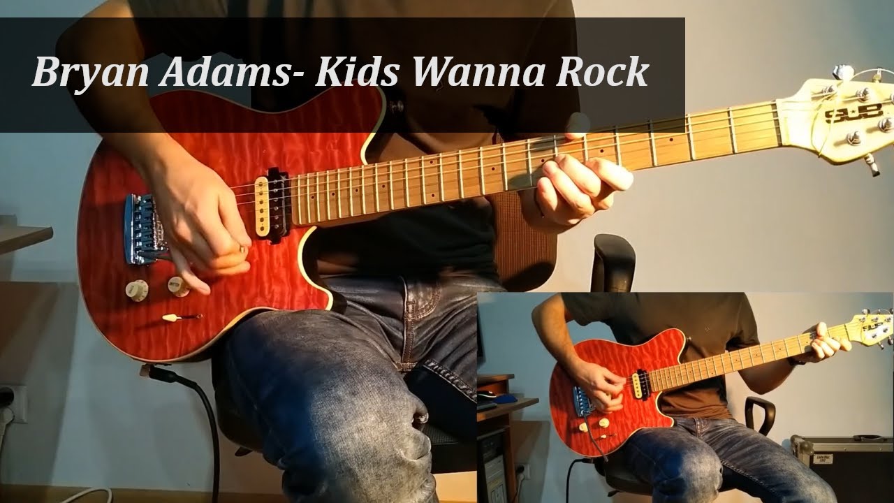 Bryan Adams- Kids Wanna Rock | guitar cover 2022 by Krzysiek Klimek