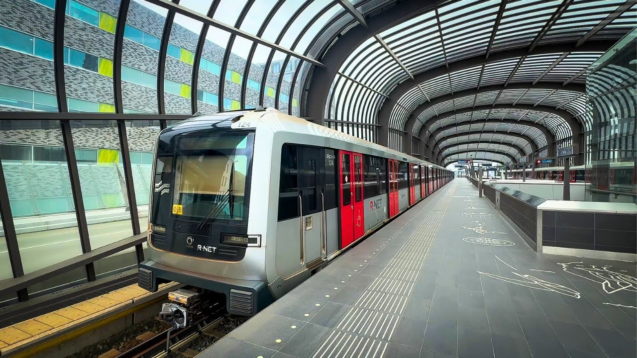 Система метро в Амстердаме, Нидерланды 🇳🇱 | 2024 год