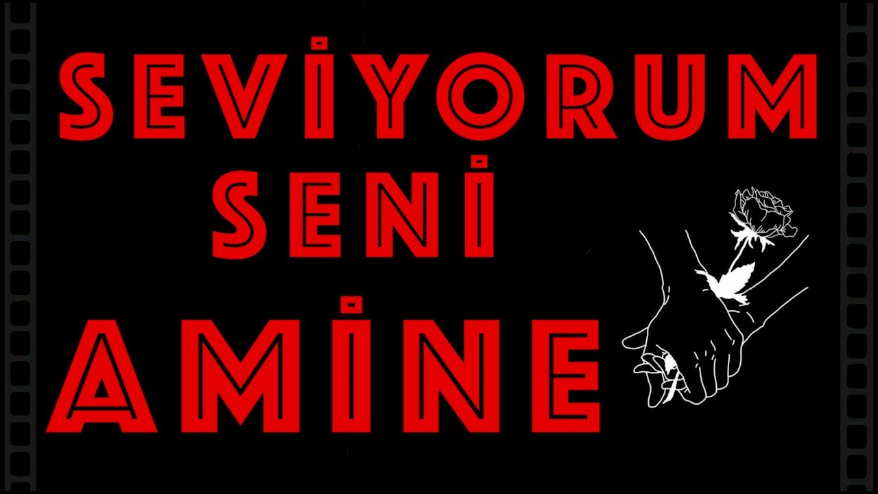 Seviyorum Seni AMİNE - Sevgiliye İsme Özel Aşk Şarkısı | (2021)